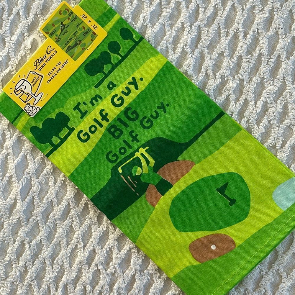 Blue Q Cotton Dish Towel  - Big Golf Guy
